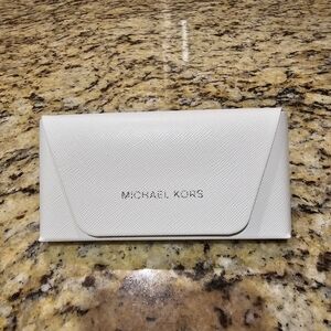 Michael Kors White Eyeglasses/Sunglasses Case